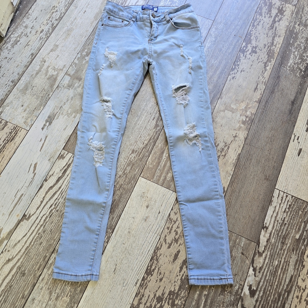 Blue Age Women's Denim Distressed Jeans Size 7